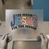 Jesus The Reason For The Season | DTF Transfer Ready to Press | Collegiate Style Heat Transfer