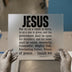 Jesus & Isaiah 9:6 Scripture | DTF Transfer Ready to Press | Christian Heat Transfer