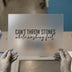 Can't Throw Stones While Washing Feet | DTF Transfer Ready to Press | Inspirational Heat Transfer