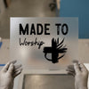 Made To Worship Cross | DTF Transfer Ready to Press | Faith Heat Transfer