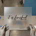 It Is Finished John 19:30 | DTF Transfer Ready to Press | Scriptural Heat Transfer