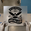 By His Wounds We Are Healed | DTF Transfer Ready to Press | Faith Heat Transfer