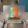 Christian Identity Fingerprint | DTF Transfer Ready to Press | Retro Faith Heat Transfer