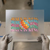 Jesus Is King Disco Ball | DTF Transfer Ready to Press | Retro Heat Transfer