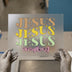 Jesus Everything Retro Bold | DTF Transfer Ready to Press | Faith Heat Transfer