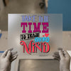 Train Your Mind Quote | DTF Transfer Ready to Press | Retro Style Heat Transfer