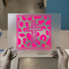 Pink Leopard Print Cross | DTF Transfer Ready to Press | Bold Christian Heat Transfer