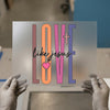 Love Like Jesus | DTF Transfer Ready to Press | Christian Heat Transfer