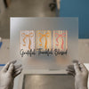 Grateful Thankful Blessed | DTF Transfer Ready to Press | Motivational Heat Transfer