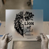 Lion of Judah DTF Transfer | Ready to Press Heat Transfer | Bold Scripture DTF
