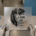 Lion of Judah DTF Transfer | Ready to Press Heat Transfer | Bold Scripture DTF