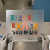 Jesus Loves You & Me | DTF Transfer Ready to Press | Retro Faith Heat Transfer