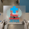 There's Power in The Blood of Jesus | DTF Transfer Ready to Press | Faith Heat Transfer