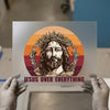 Jesus Over Everything DTF Transfer Ready to Press | Retro Christian Heat Transfer