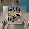 Christmas Quote DTF Transfer | Ready to Press Heat Transfer | Holly & Coffee