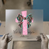 He is Risen Easter Cross DTF Transfer | Ready to Press | Spring Heat Transfer