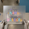Praying Mama Raising Warriors DTF Transfer | Ready to Press Heat Transfer