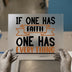 If One Has Faith DTF Transfer Ready to Press | Inspirational Heat Transfer