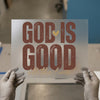 God Is Good All The Time DTF Transfer Ready to Press | Retro Faith Heat Transfer