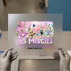 His Mercies Are New Floral | DTF Transfer Ready to Press | Watercolor Heat Transfer