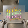 This Mama Prays | DTF Transfer Ready to Press | Retro Daisy Heat Transfer