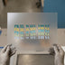Pray Wait Trust Stacked | DTF Transfer Ready to Press | Retro Style Heat Transfer