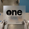 One In Christ | DTF Transfer Ready to Press | Faith Heat Transfer