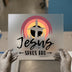 Jesus Saves Bro DTF Transfer | Ready to Press Heat Transfer | Christian Faith DIY