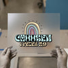 Chosen 1 Peter 2:9 | DTF Transfer Ready to Press | Retro Faith Heat Transfer