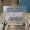 Wake Pray Slay | DTF Transfer Ready to Press | Empowering Heat Transfer