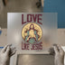 Love Like Jesus | DTF Transfer Ready to Press | Vintage Faith Heat Transfer