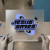 Jesus Saves | DTF Transfer Ready to Press | Retro Futuristic Heat Transfer