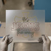Jesus The Way Cross DTF Transfer Ready to Press | Faith Heat Transfer