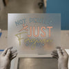Not Perfect Just Forgiven | DTF Transfer Ready to Press | Faith Heat Transfer