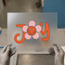Retro Joy Flower | DTF Transfer Ready to Press | 70s Smiley Heat Transfer
