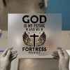 God Is My Refuge Fortress | DTF Transfer Ready to Press | Christian Heat Transfer