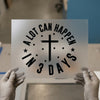 Christian Cross 'A Lot Can Happen' | DTF Transfer Ready to Press | Faith Heat Transfer