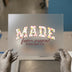 Made For More Floral Block Letters | DTF Transfer Ready to Press | Inspiring Heat Transfer