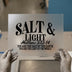 Salt & Light Christian Verse | DTF Transfer Ready to Press | Faith Heat Transfer