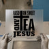 Raised on Sweet Tea & Jesus | DTF Transfer Ready to Press | Faith Heat Transfer
