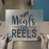 Meals On Reels Fishing Enthusiast | DTF Transfer Ready to Press | Nautical Heat Transfer