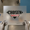 Chosen 1 Peter 2:9 | DTF Transfer Ready to Press | Faith Script Heat Transfer
