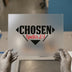 Chosen 1 Peter 2:9 | DTF Transfer Ready to Press | Faith Script Heat Transfer
