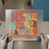 Make Heaven Crowded Retro Phrase | DTF Transfer Ready to Press | Groovy Heat Transfer