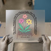 Isaiah 40:8 "Forever" Floral | DTF Transfer Ready to Press | Retro Floral Heat Transfer