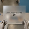 Make Heaven Crowded Bow | DTF Transfer Ready to Press | Inspiring Heat Transfer