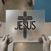 Jesus Cross Design | DTF Transfer Ready to Press | Christian Heat Transfer