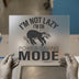 Sloth Power-Saving Mode | DTF Transfer Ready to Press | Humorous Heat Transfer