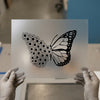 Floral Butterfly DTF Transfer Ready to Press | Elegant Nature Heat Transfer