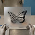 Floral Butterfly DTF Transfer Ready to Press | Elegant Nature Heat Transfer